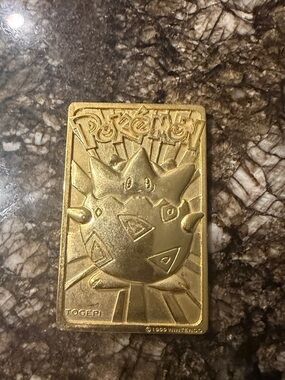 Pokémon Gold Togepi Collectible Card Bar